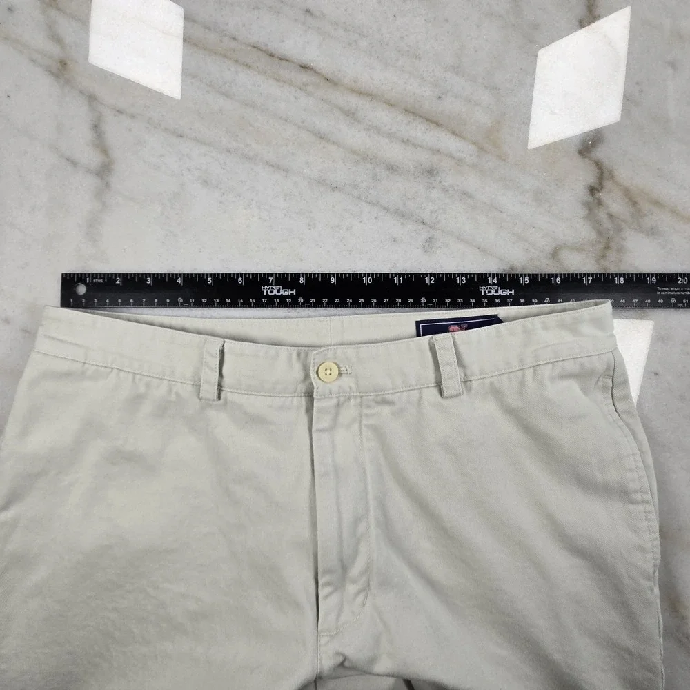 Vineyard Vines Slim Fit Club Pant 35x32 Khaki Chinos Preppy Coastal Stone Beige